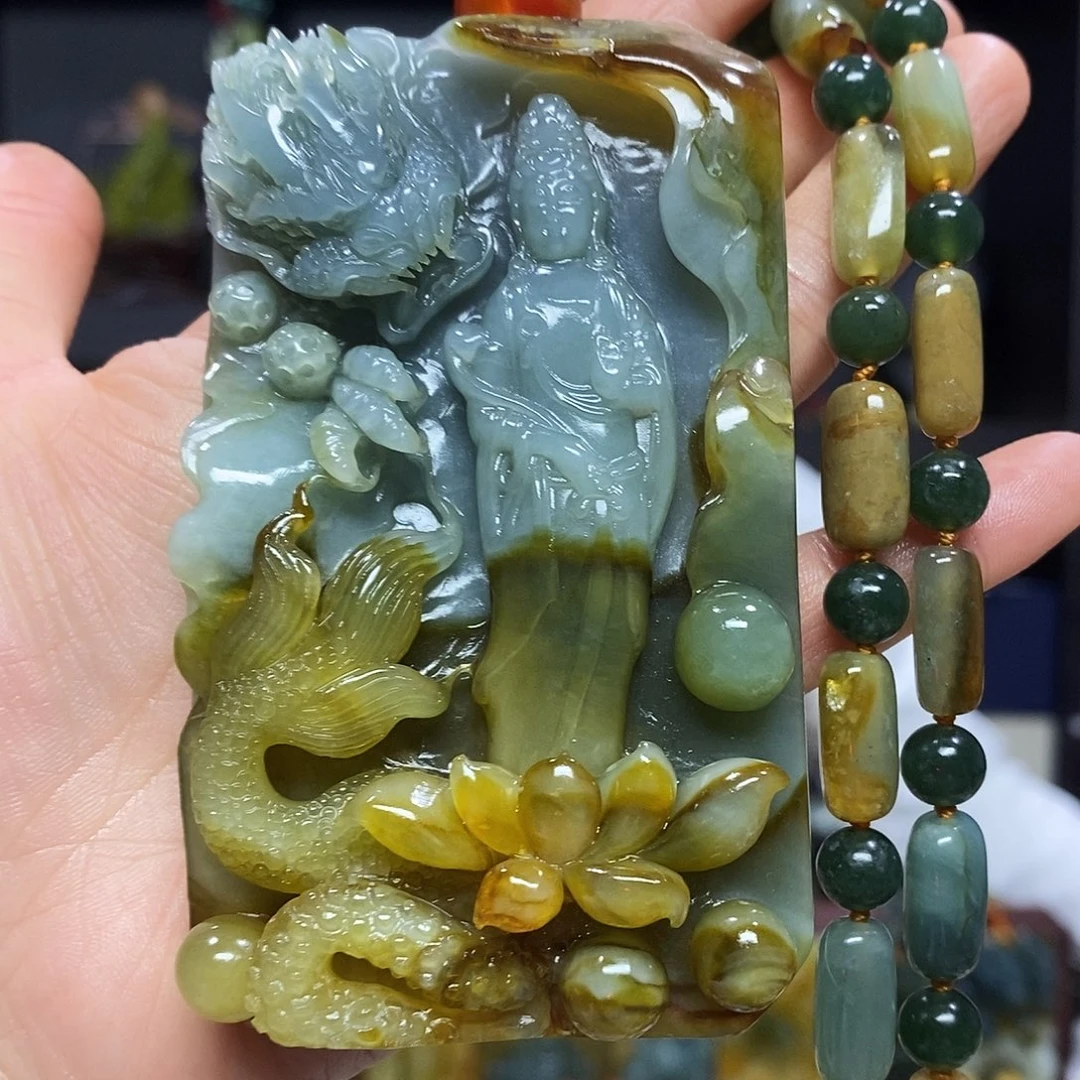 未镶嵌岫玉挂件吊坠手把件