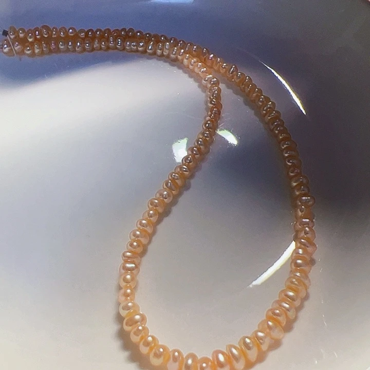 淡水珍珠银S925镶嵌项链