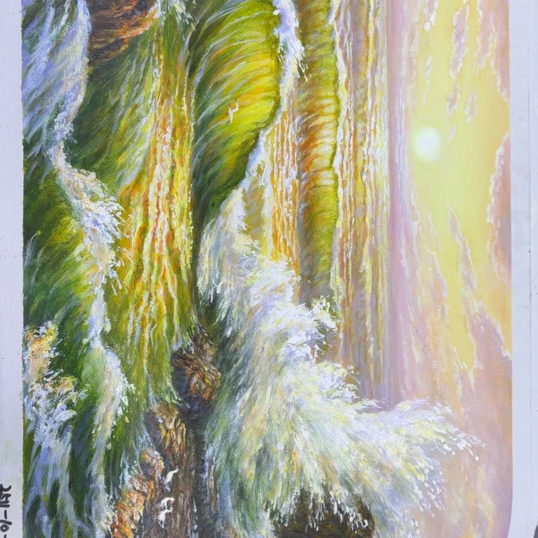 油画在干嘛啊我的天我