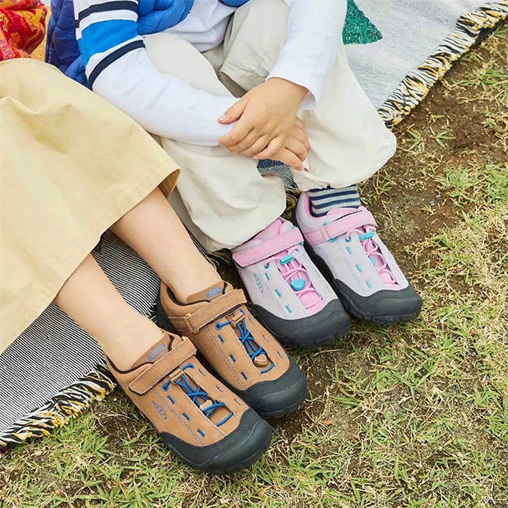 休闲童鞋轻便透气丑萌登山鞋山系防滑耐磨女童男童运动鞋中大童