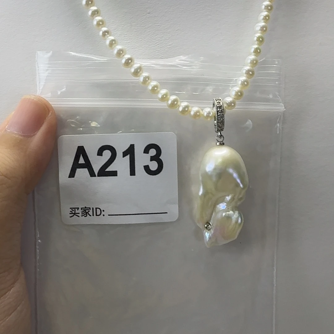 吊坠(不含链)合金淡水珍珠