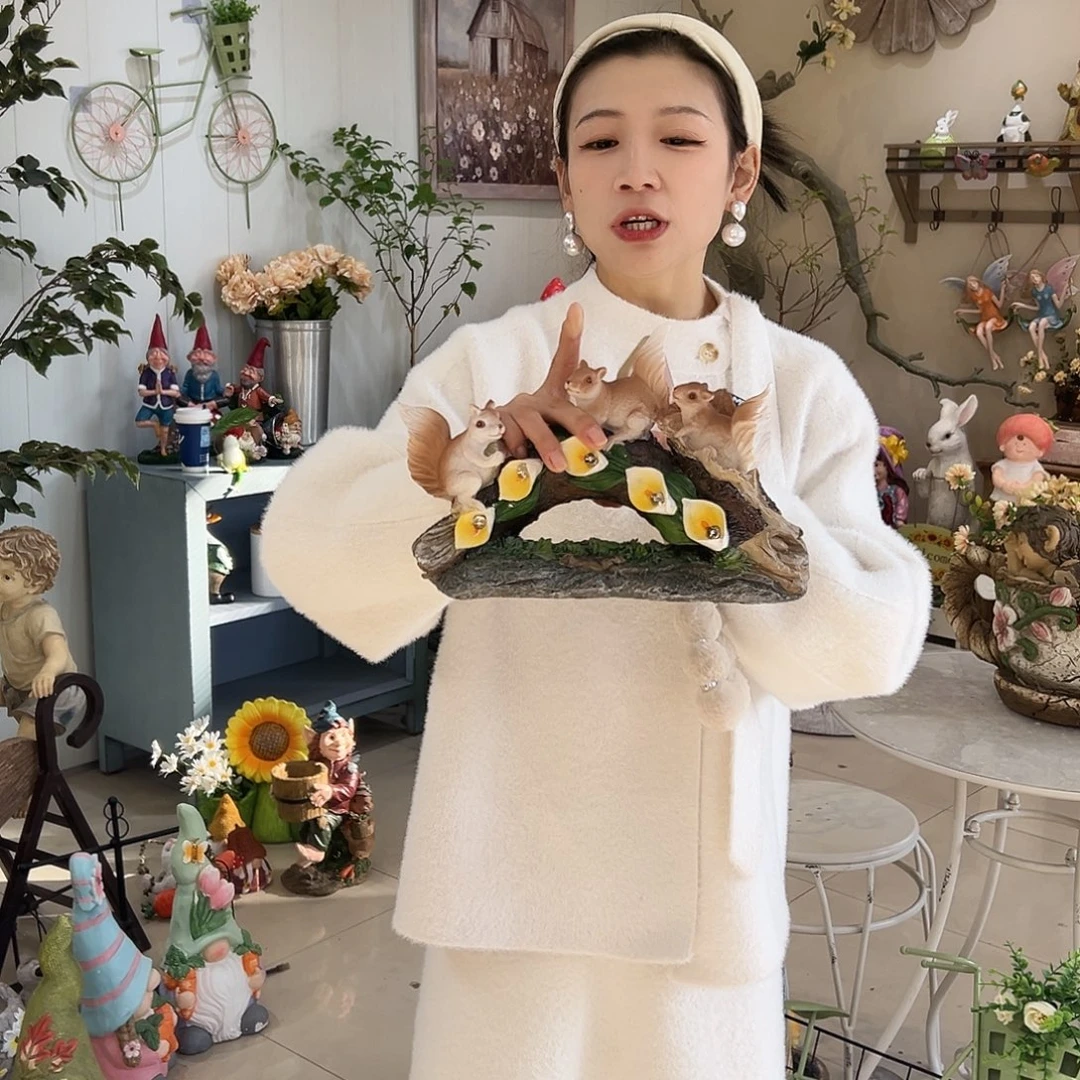 花园摆件红红火火