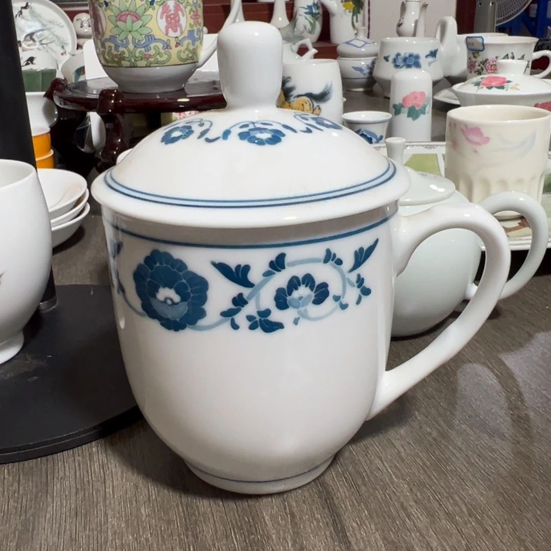 天***人醴陵高温瓷手绘420毫升