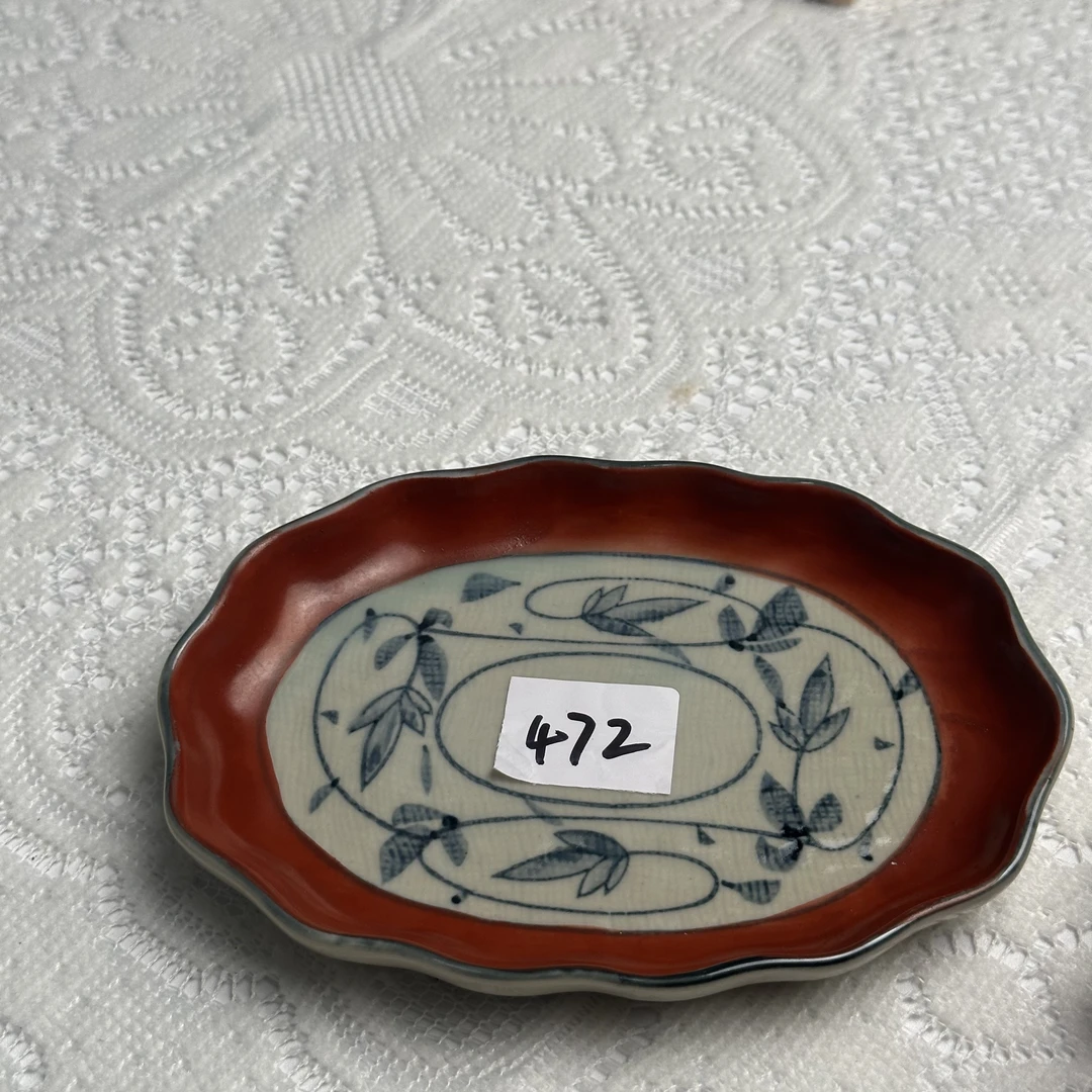 472号全网孤品高端中古日瓷回流 香兰社 深川制 九谷 濑户烧古董