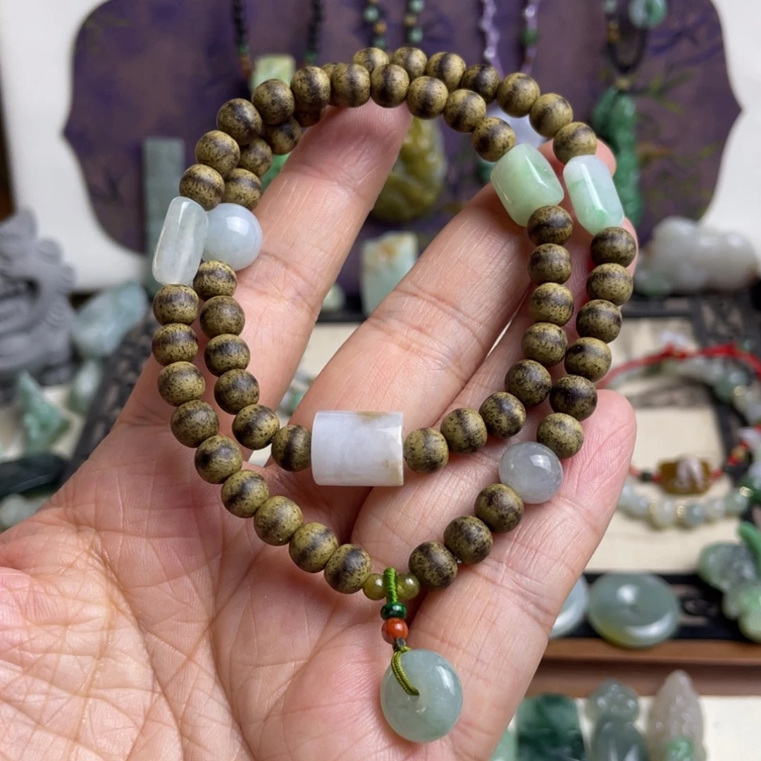 翡翠未镶嵌手链特价手链