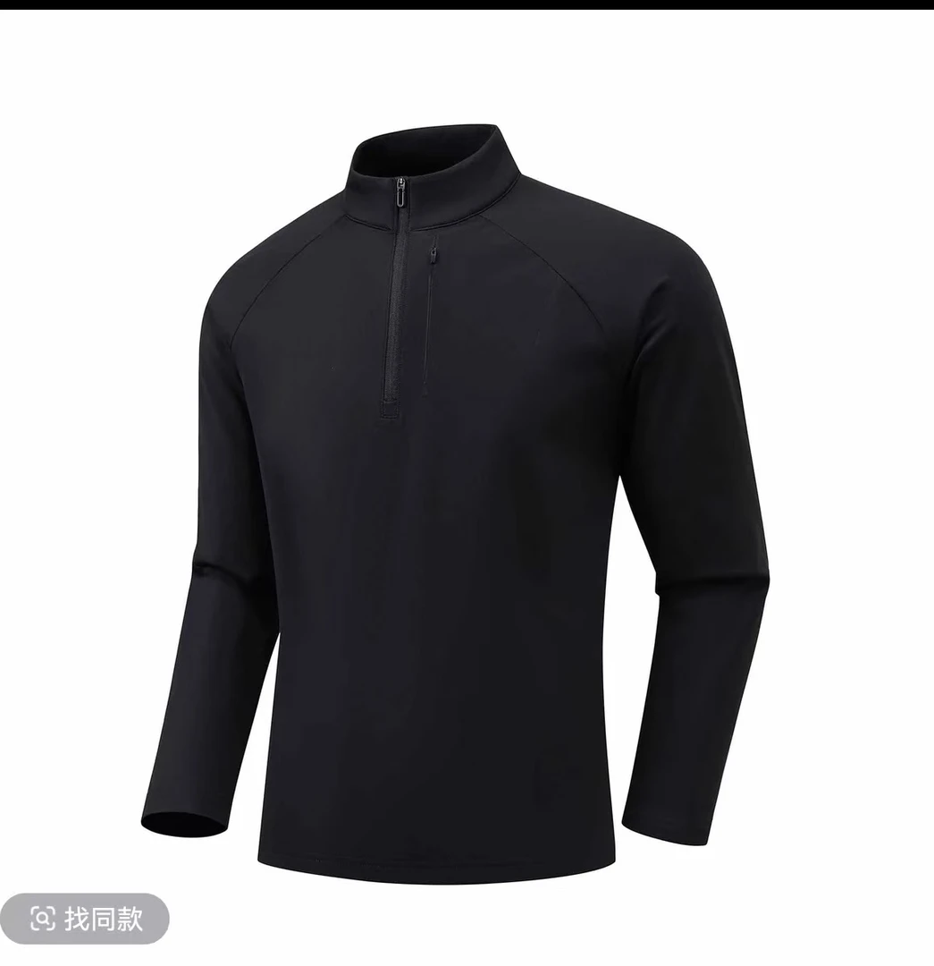 【Y袅】长袖秋冬厚款时尚半拉链长袖