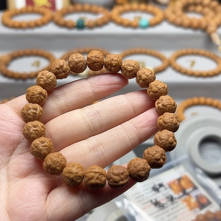 飚***儿手串猴头核桃11➕蝉王