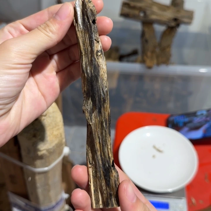 沉香沉香碎屑白棋块料14克