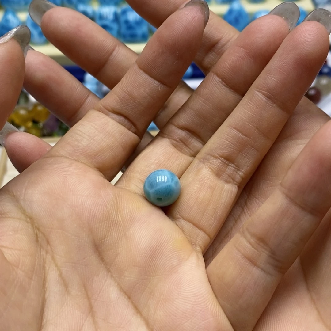 针钠钙石（海纹石）颈饰未镶嵌爱****猫