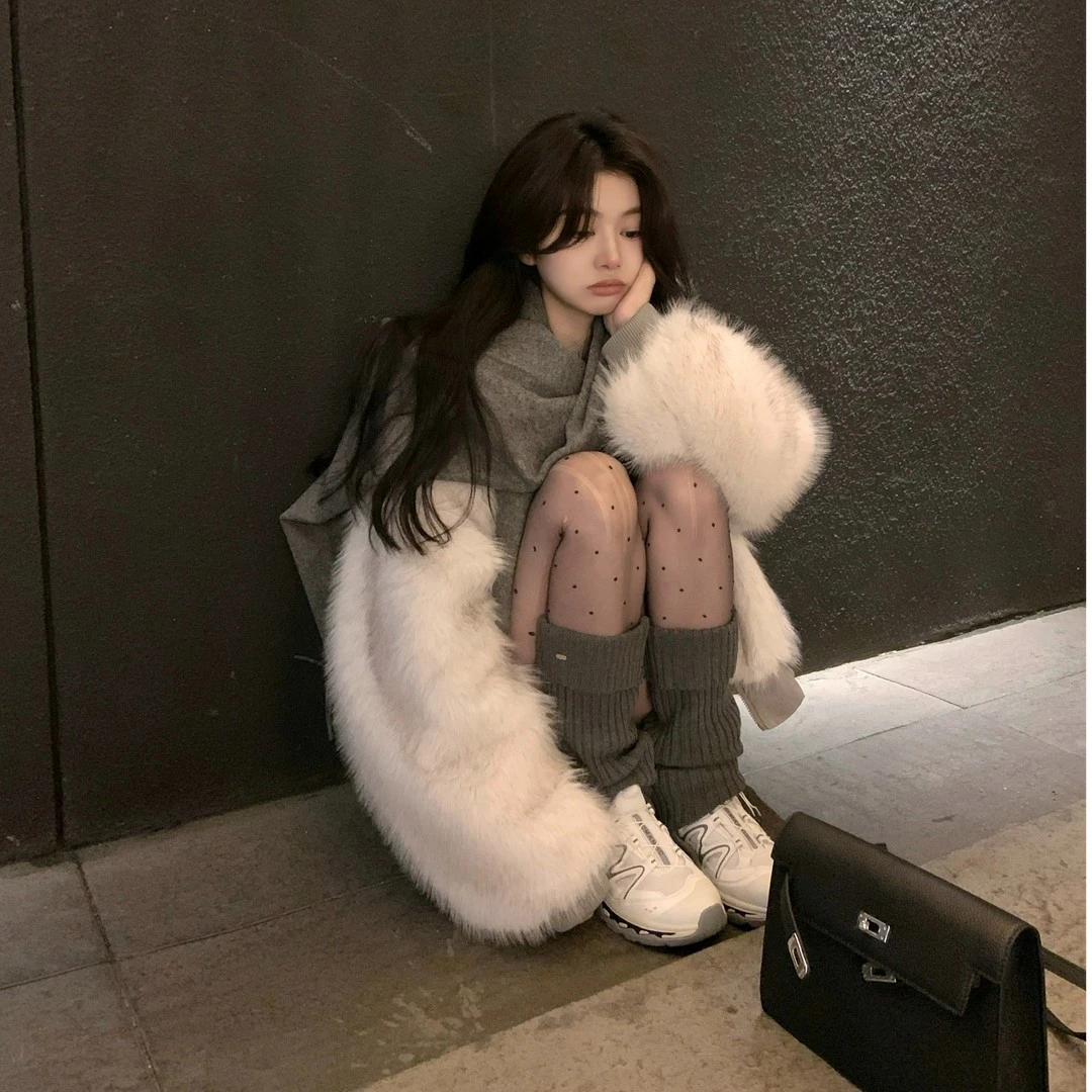 美式复古座山雕双面穿染尖新款环保狐狸毛飞行夹克多穿保暖外套