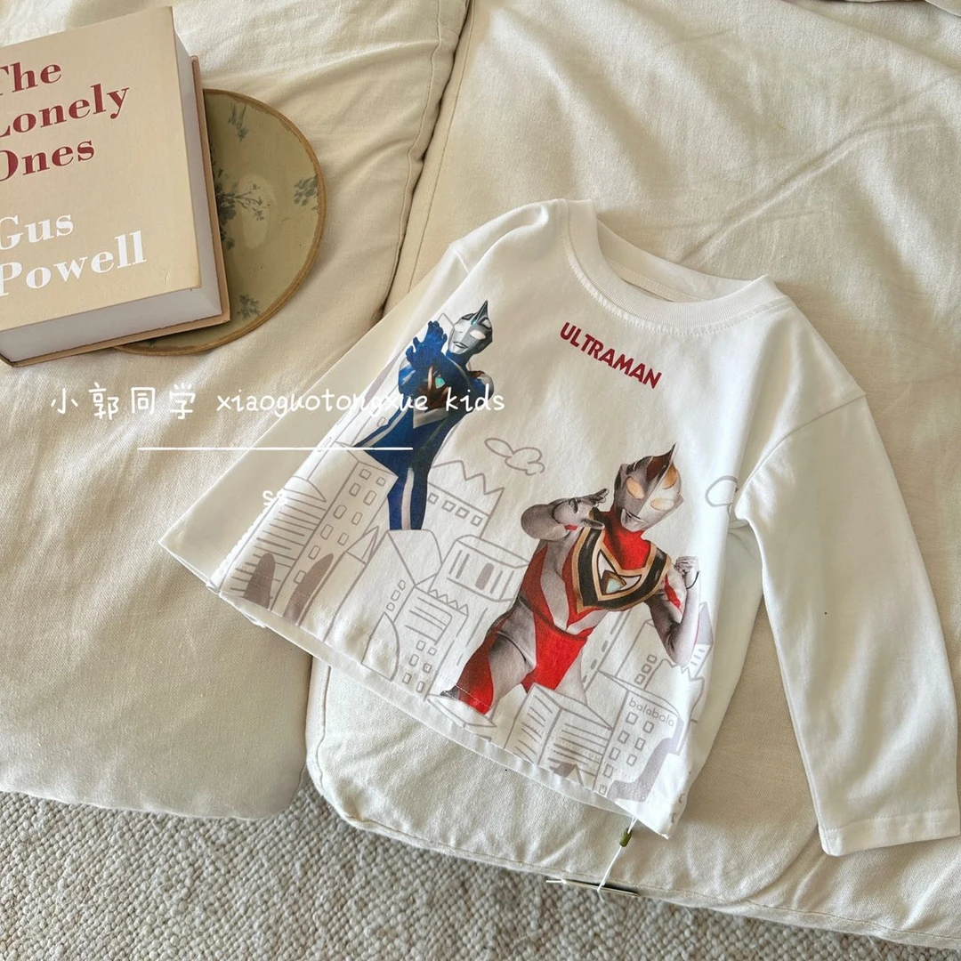 【小郭同学2506】2025年春款男童时尚百搭长袖T恤