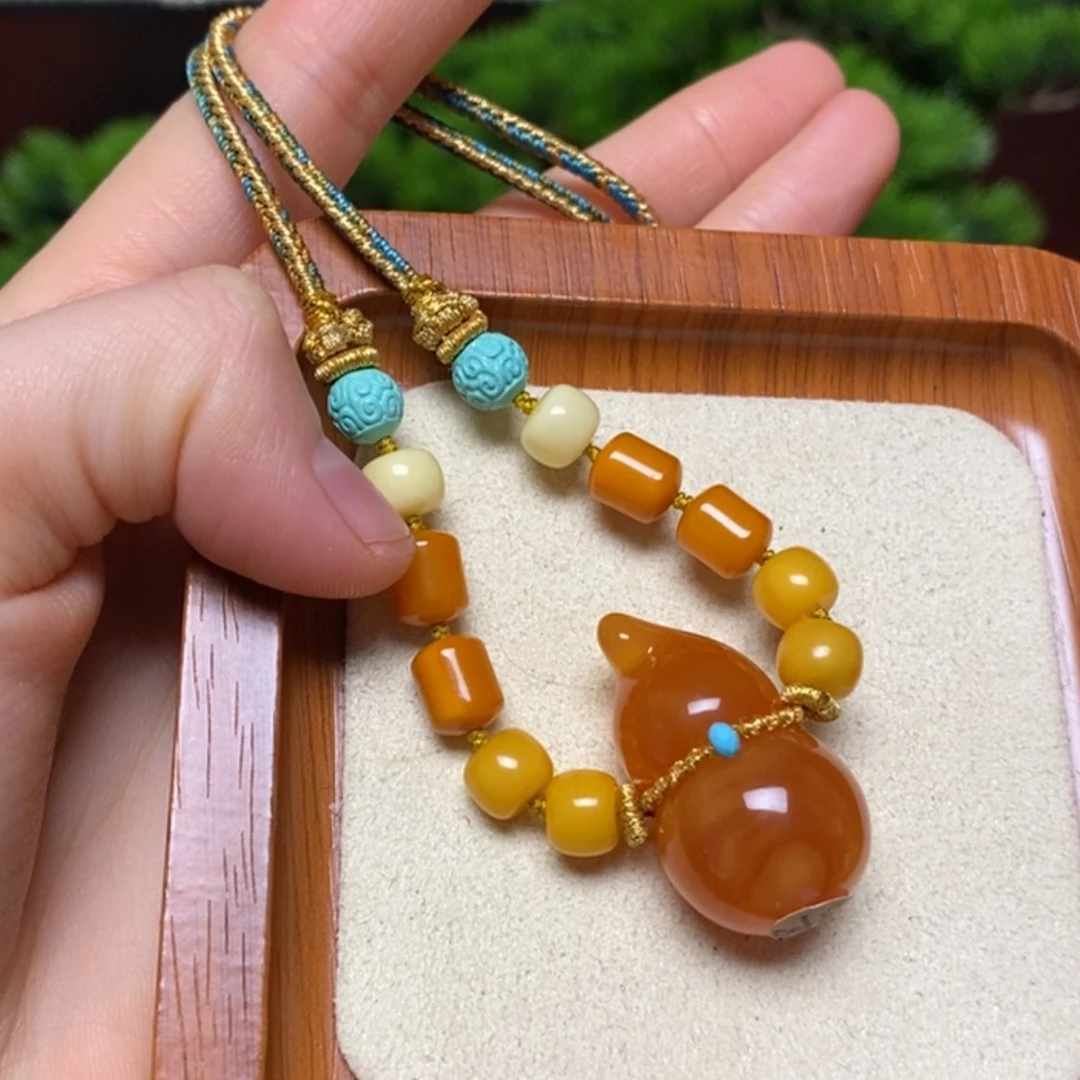 【闪购商品】蜜蜡颈饰未镶嵌项链