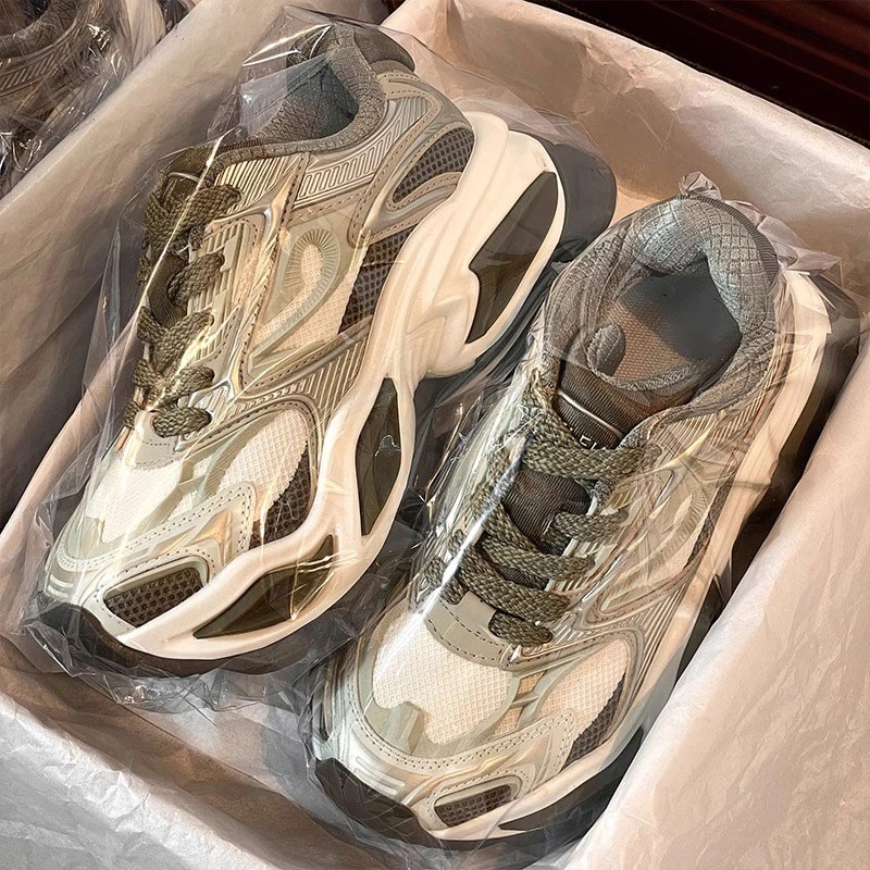 我又挖到宝了~~汪苏泷同款金渐层老爹鞋异瞳猫眼厚底增高男女休闲