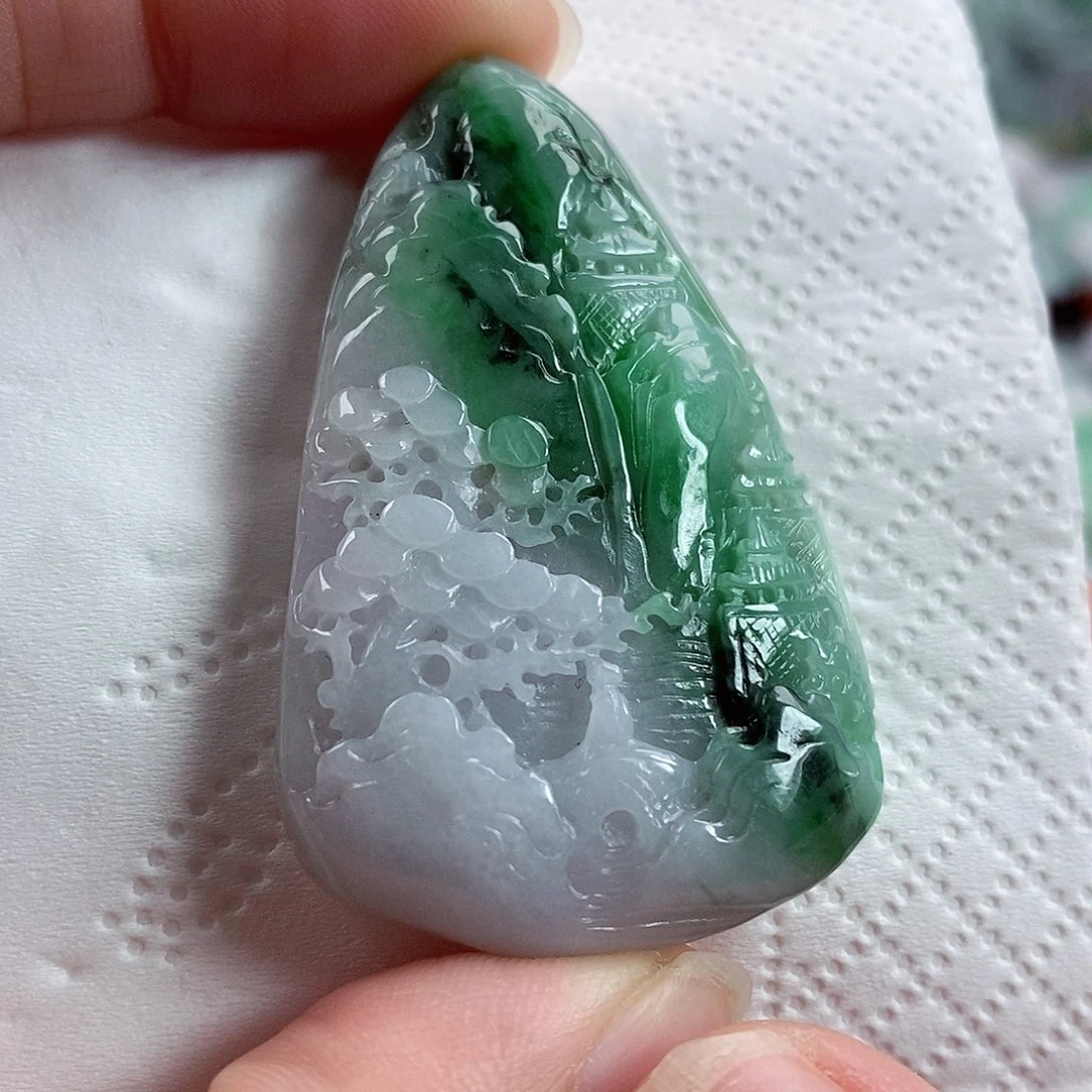 翡翠未镶嵌颈饰翡翠