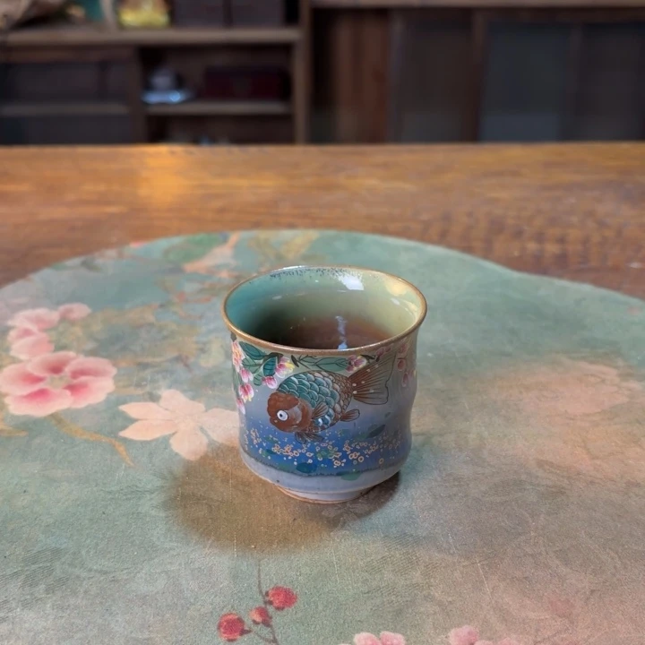 柴烧纯手工手绘陶瓷