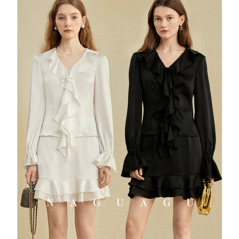 南瓜谷 南法浪漫~2025新款时尚气质设计感显瘦减龄夏季两件套裙装