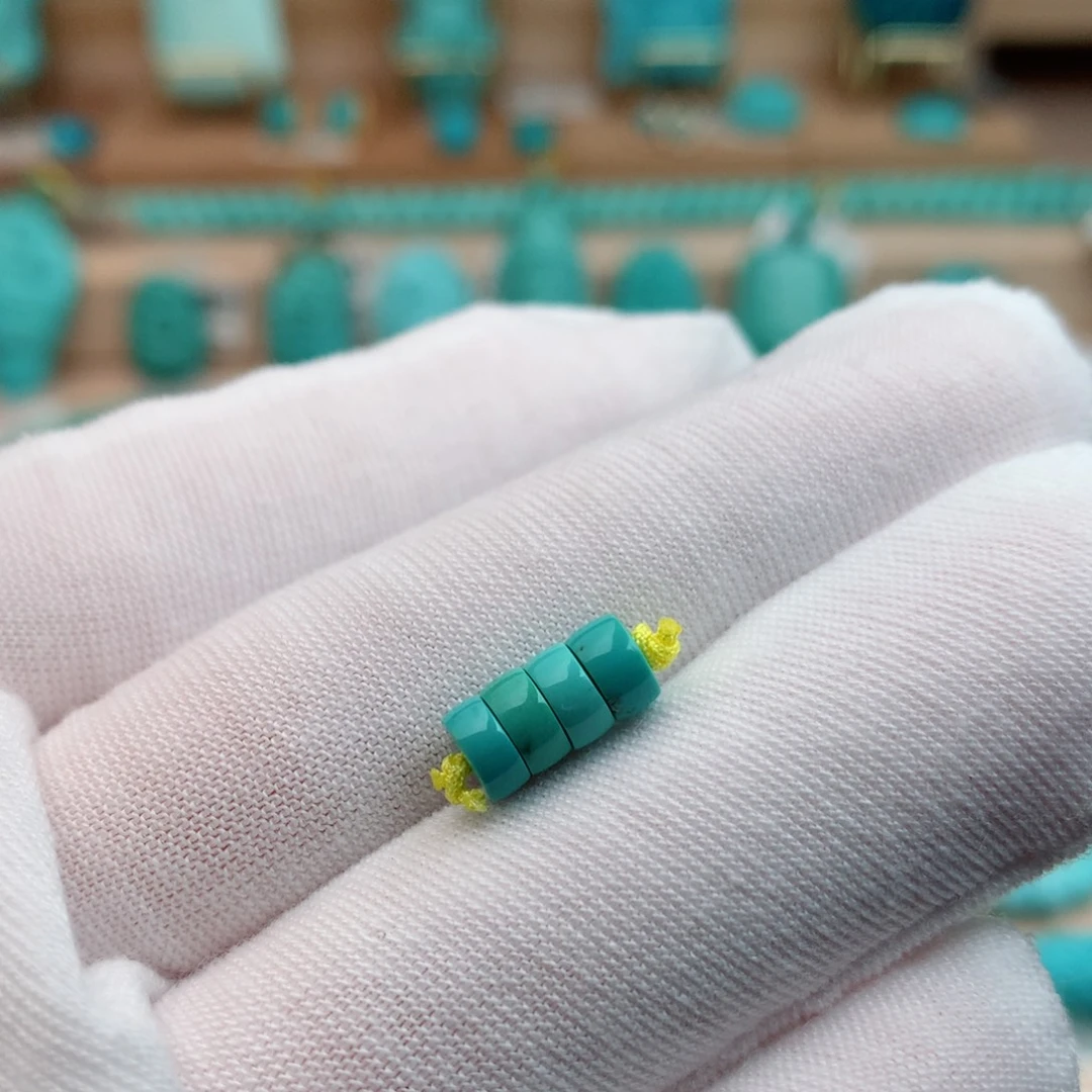 未镶嵌绿松石珠宝奇石5.5mm