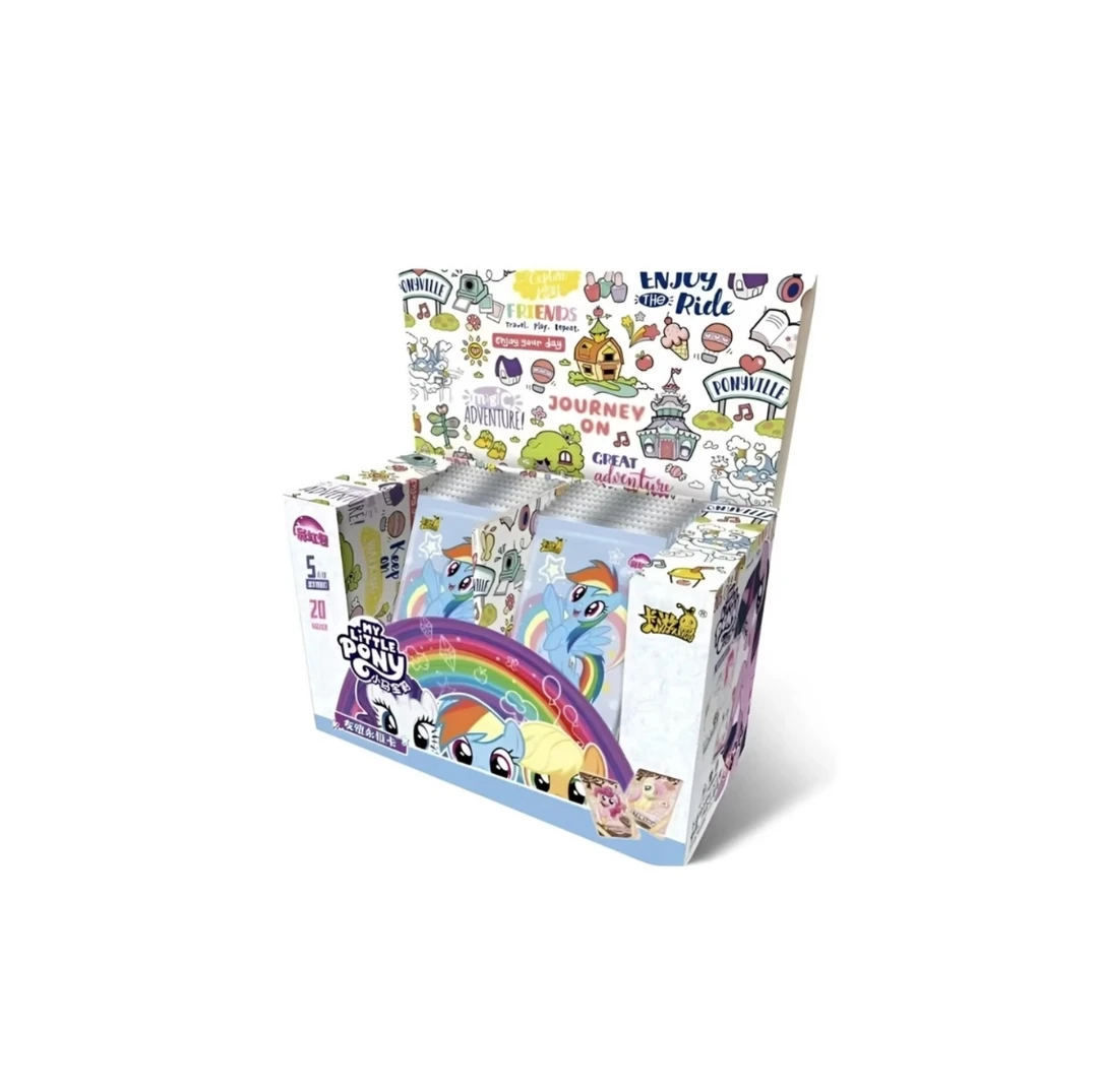 卡游【拆盒】小马宝莉彩虹第4弹潮玩盲盒卡牌