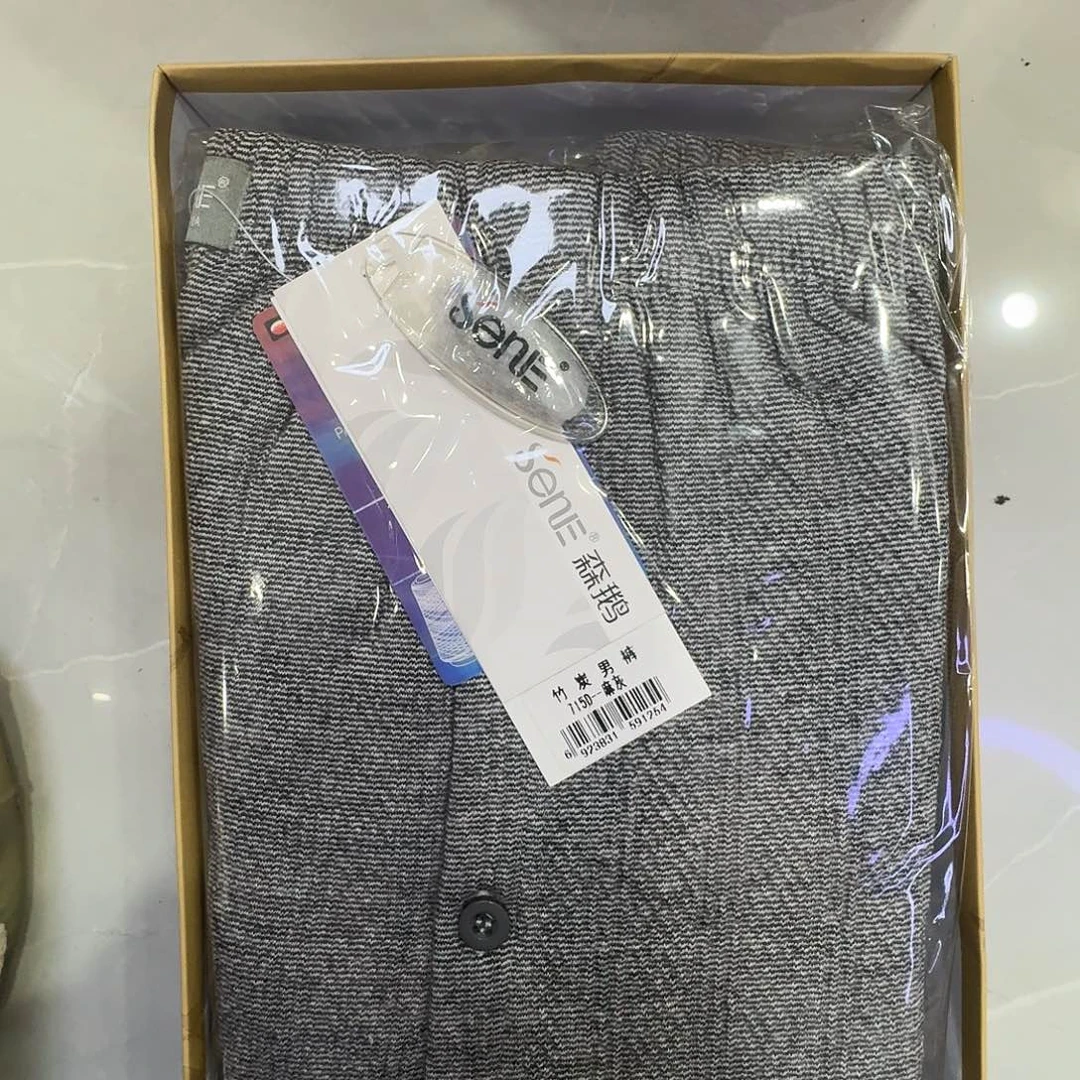 175竹炭裤男士麻灰