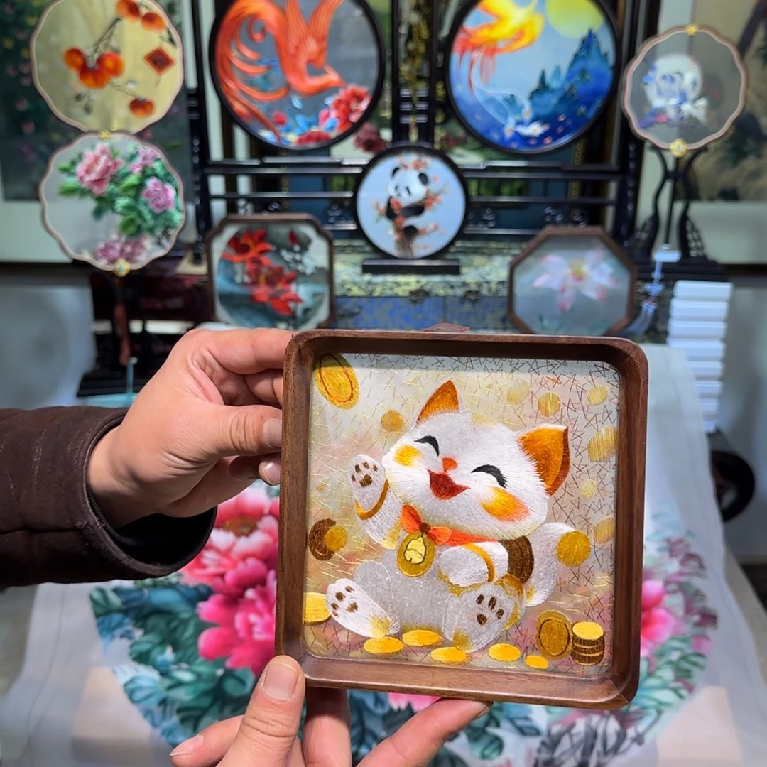 刺绣刺绣工艺精湛