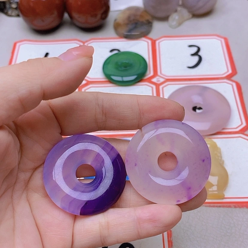 【闪购商品】玛瑙/玉髓未镶嵌珠宝半成品吉***～