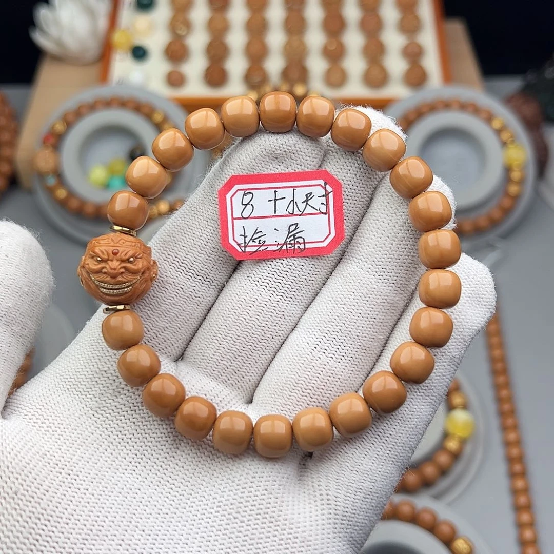 猴头核桃吊坠小尺寸捡漏高货毕业级全品老型猴头手串