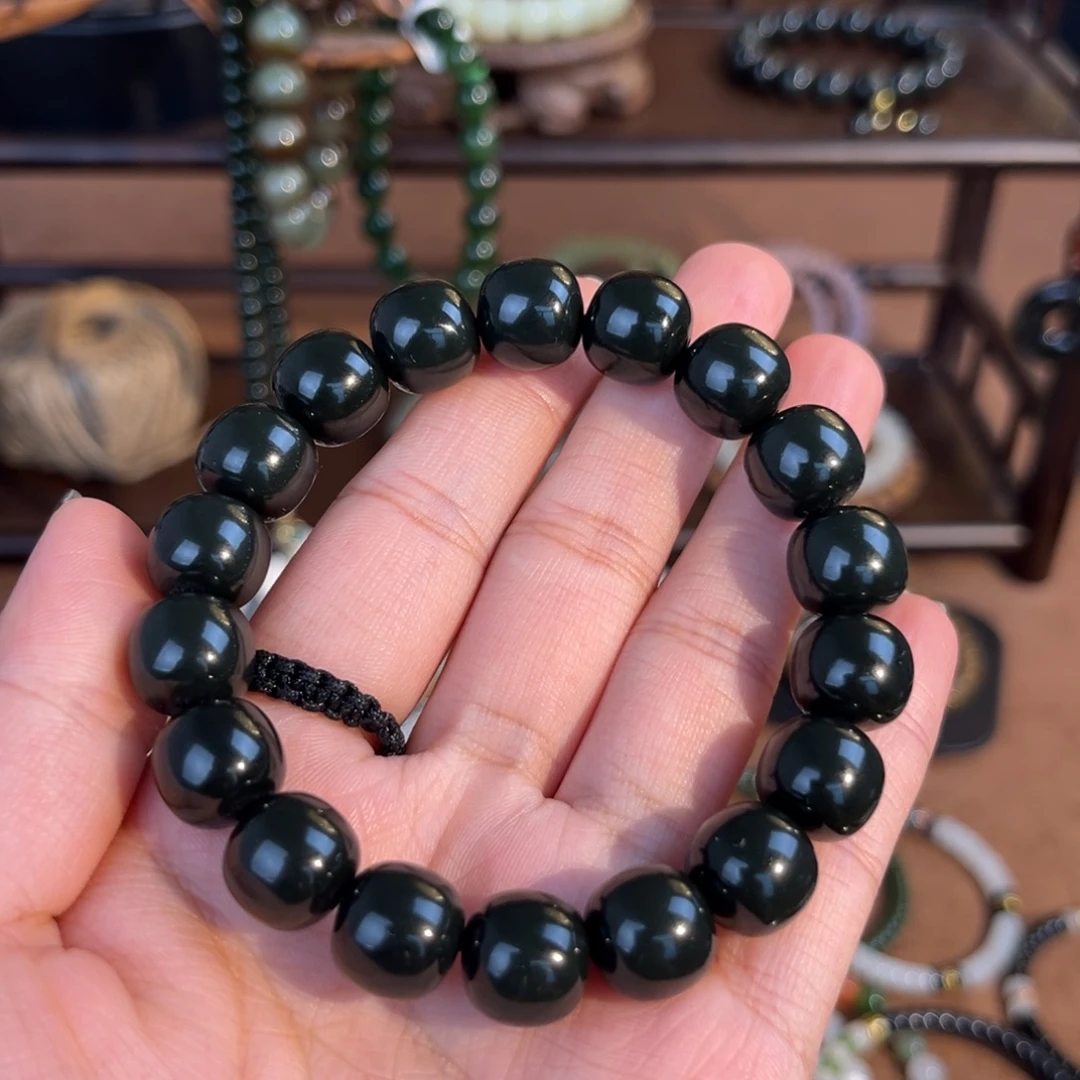 和田玉未镶嵌手串