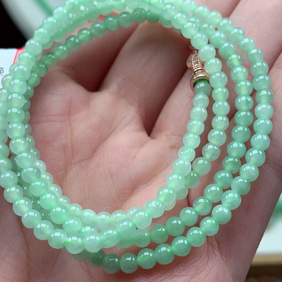 翡翠未镶嵌项链翡翠