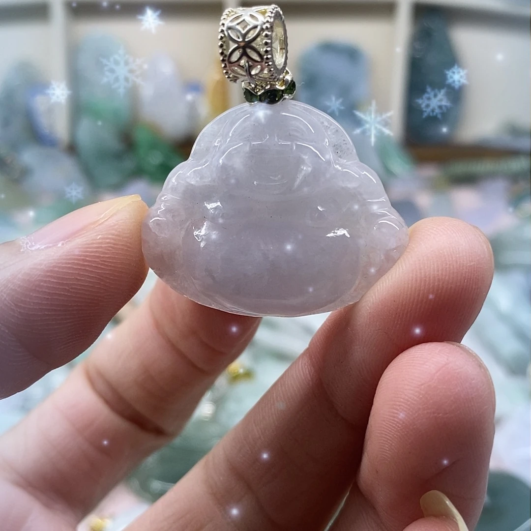 颈饰未镶嵌翡翠天然