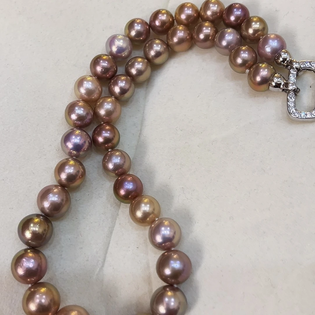 淡水珍珠颈饰银S925镶嵌