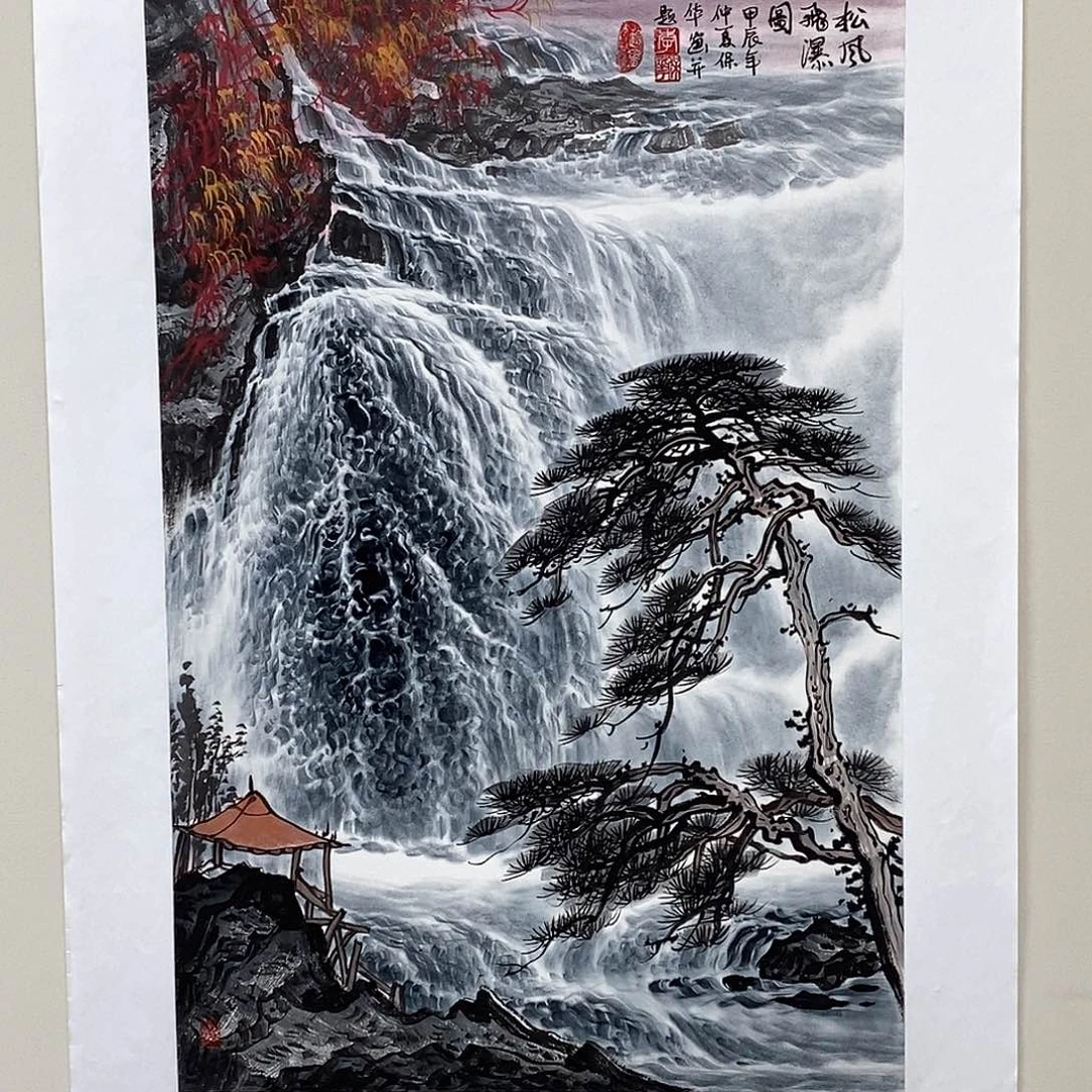 国画李保华四尺三开精品佳作
