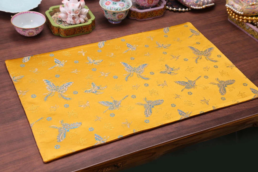 CX196织锦缎轻奢高档茶席中式茶壶杯垫茶垫