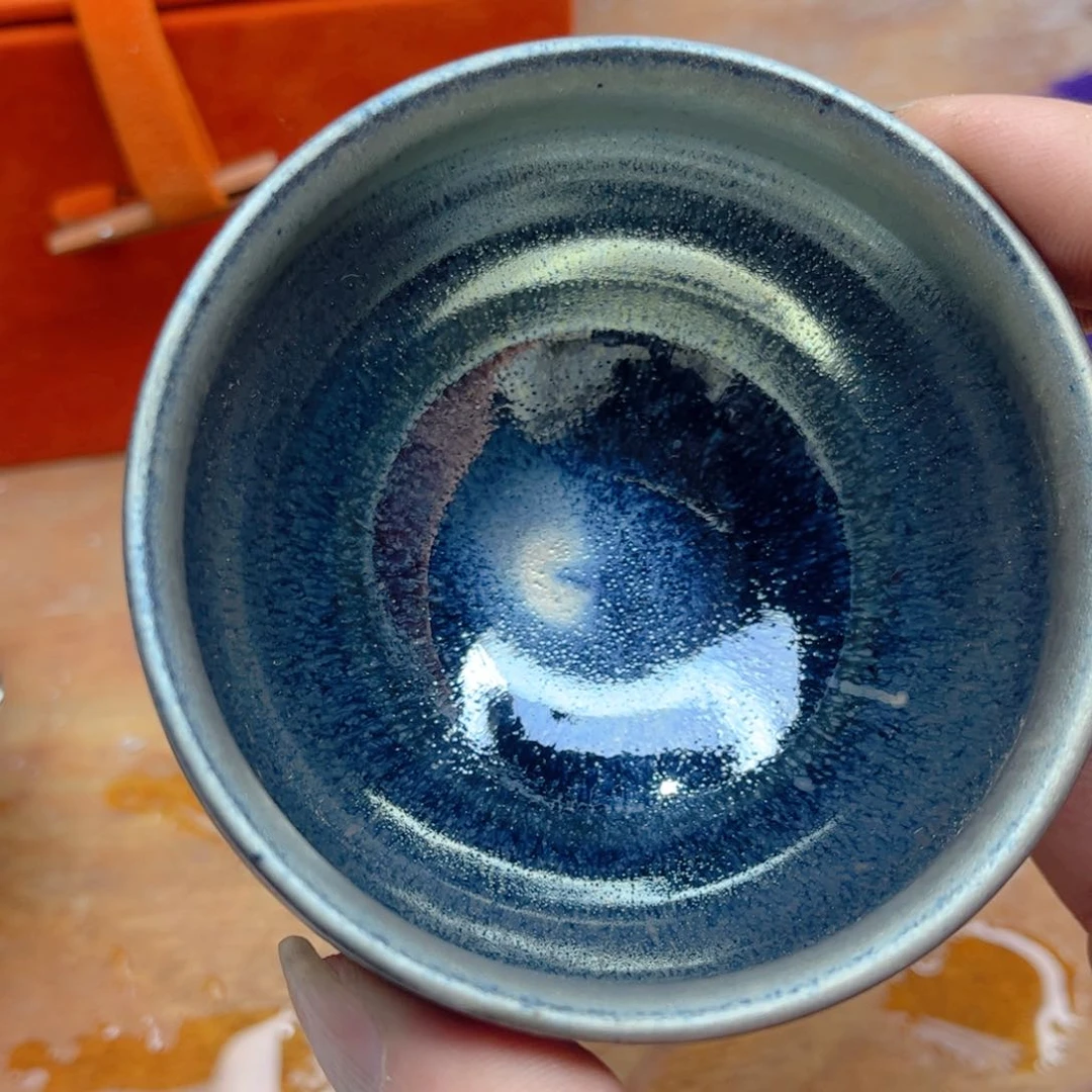 建盏柴烧茶盏建盏柴烧茶盏