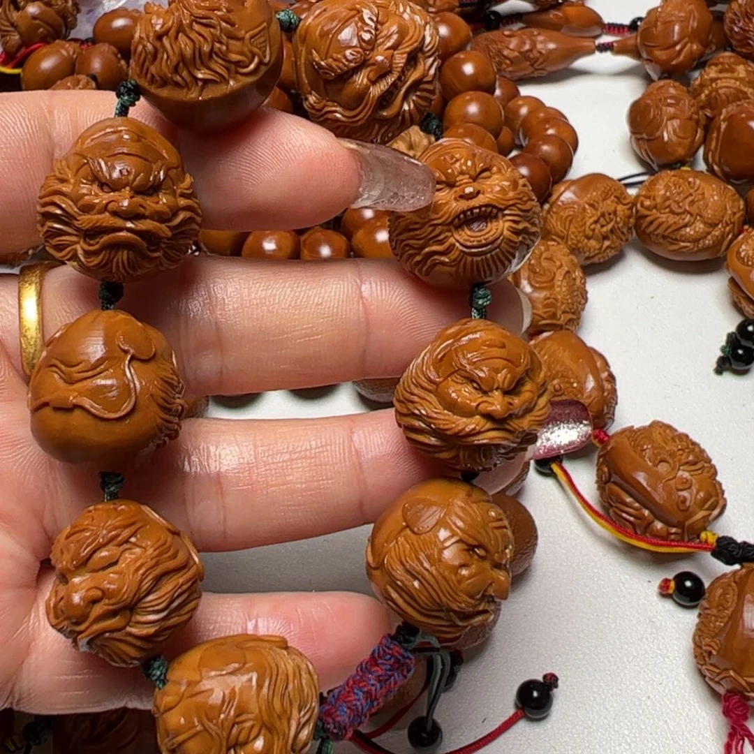橄榄核手串/手链沿*橄榄核雕