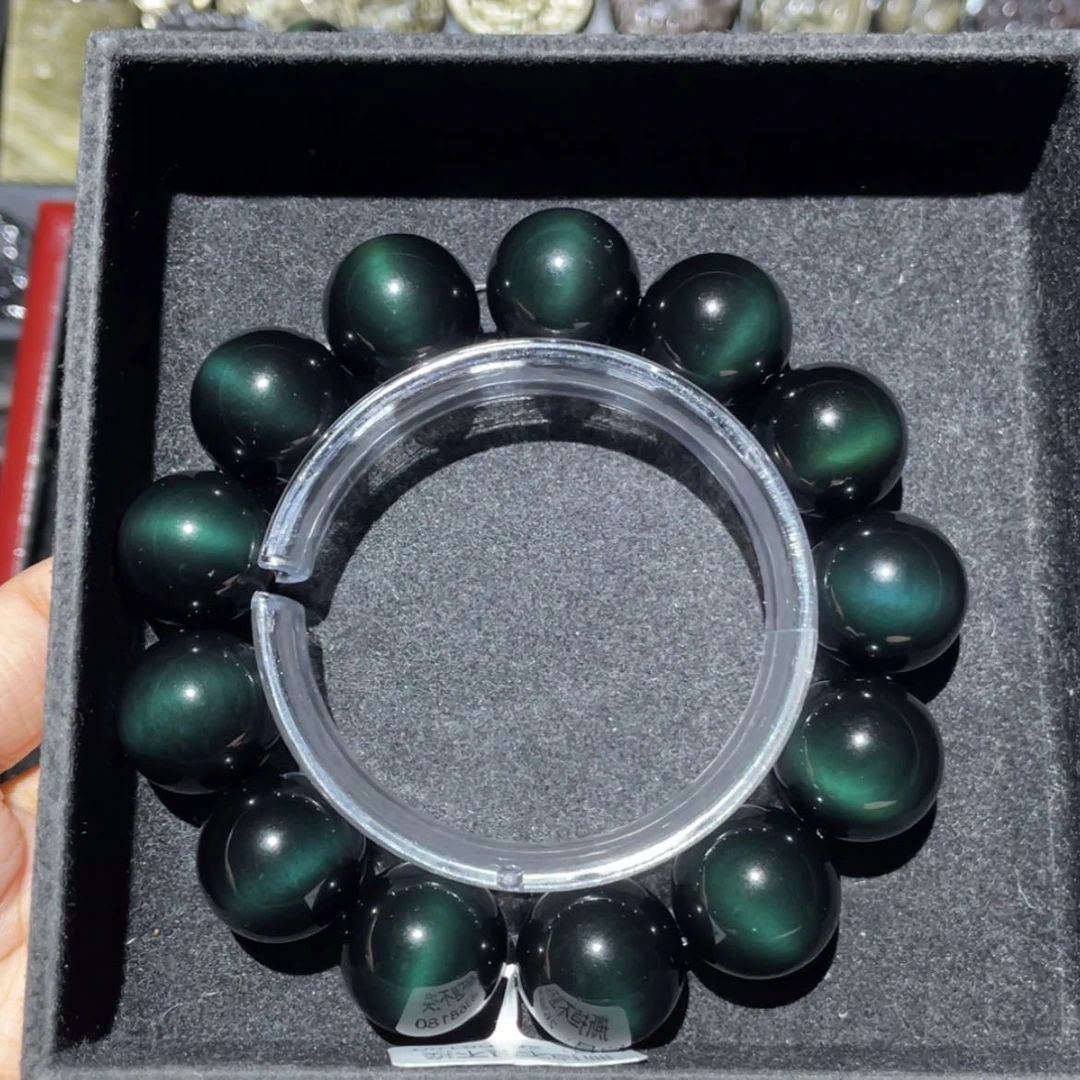 【闪购商品】未镶嵌黑曜岩手串阳****道