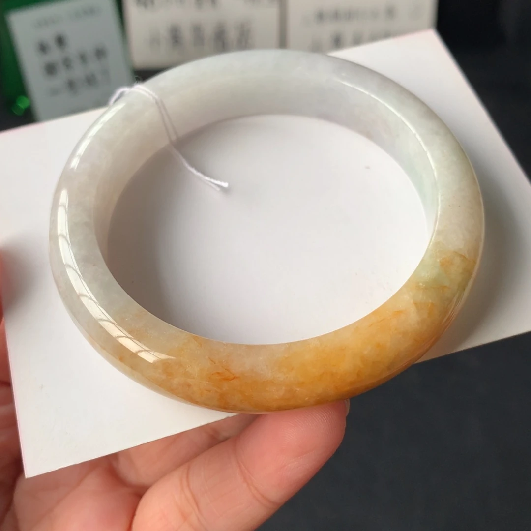 翡翠手镯未镶嵌10号54.7-11.5-8.3