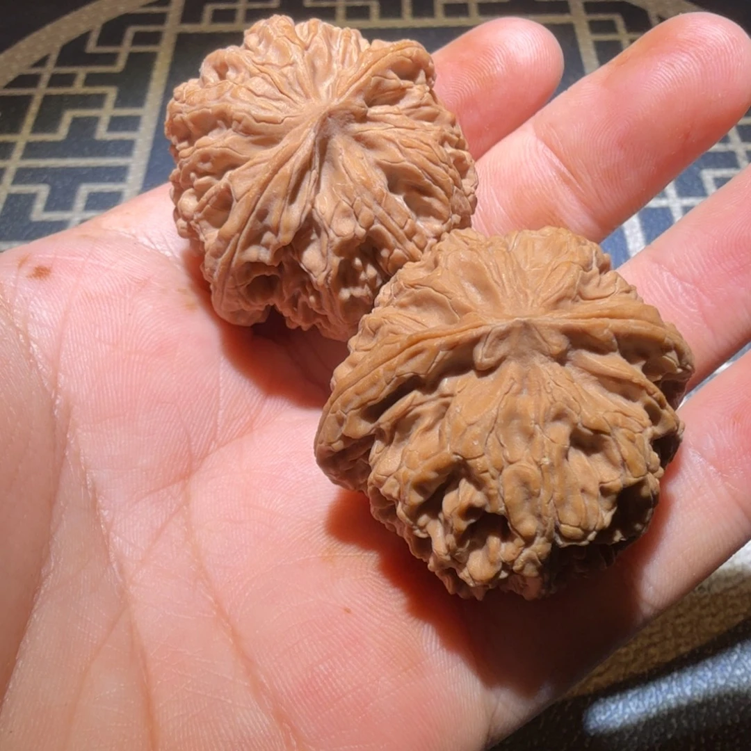 把件猴头核桃苹果园