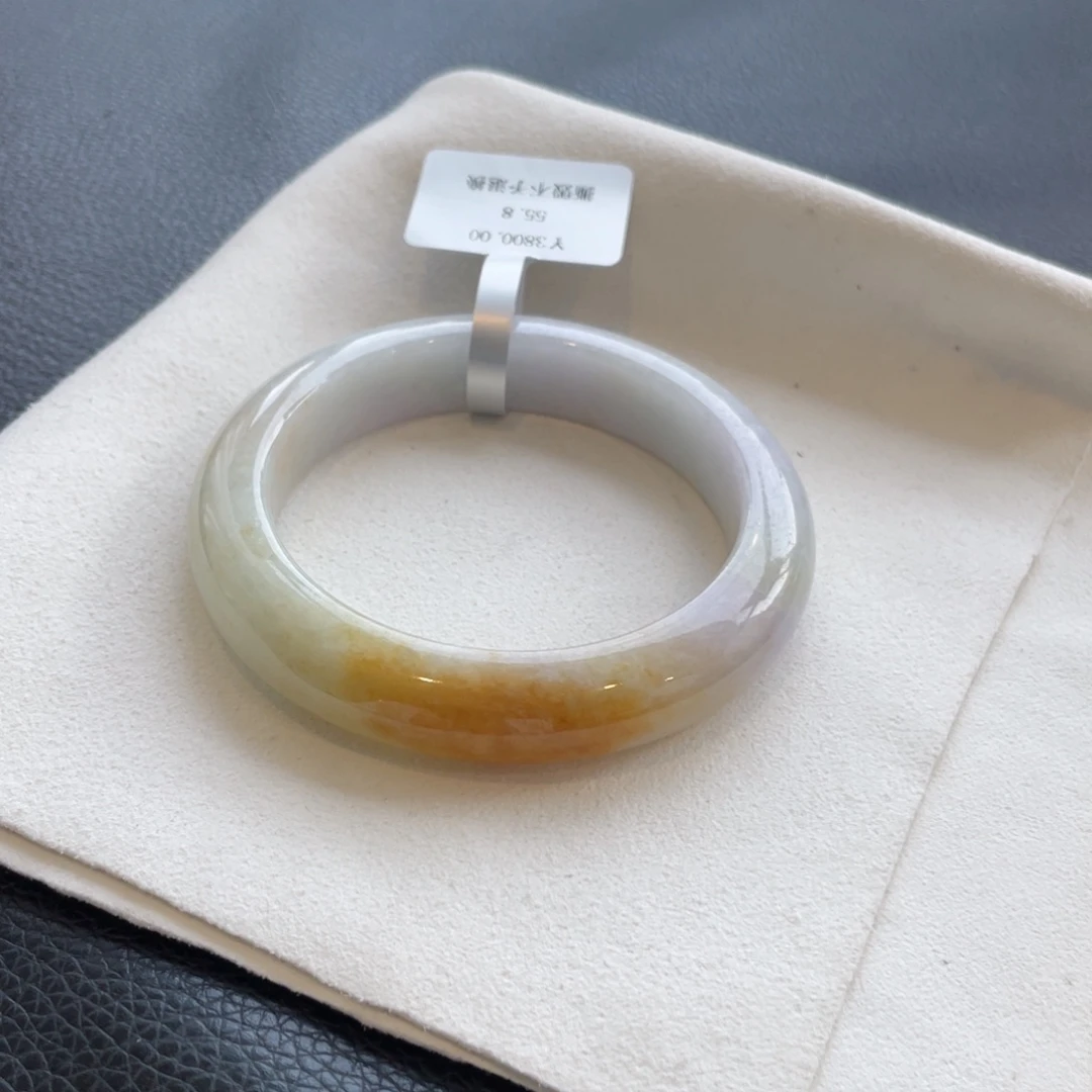翡翠未镶嵌手镯纹56