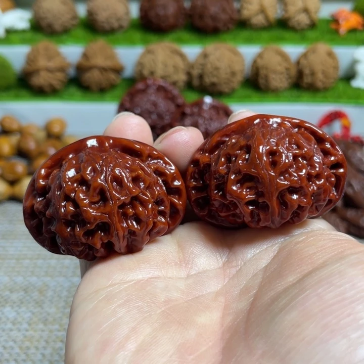 文玩核桃把件44宫灯