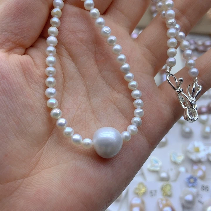 淡水珍珠未镶嵌颈饰