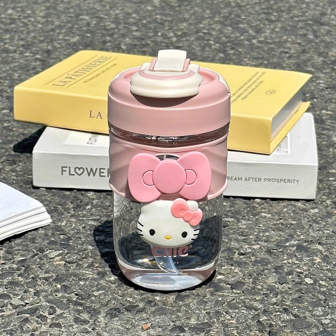 希乐玻璃水杯女食品级高硼硅耐高温外出便携防烫双饮冷饮咖啡杯子