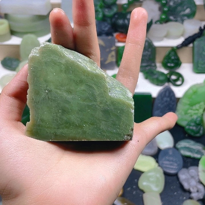 和田玉（碧玉）未镶嵌挂件