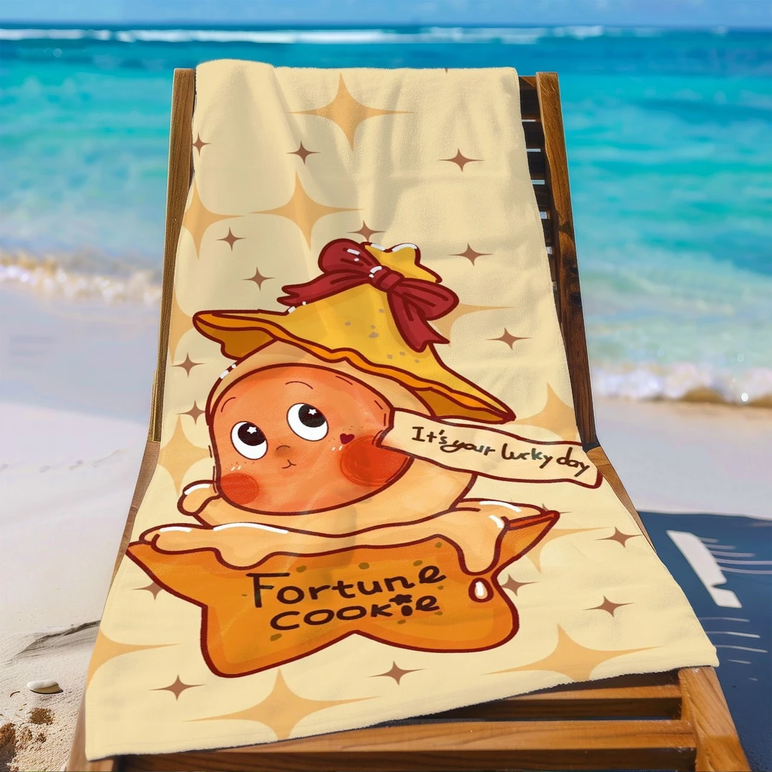 防晒长披肩海边可爱小精灵星星毛巾浴巾沙滩巾