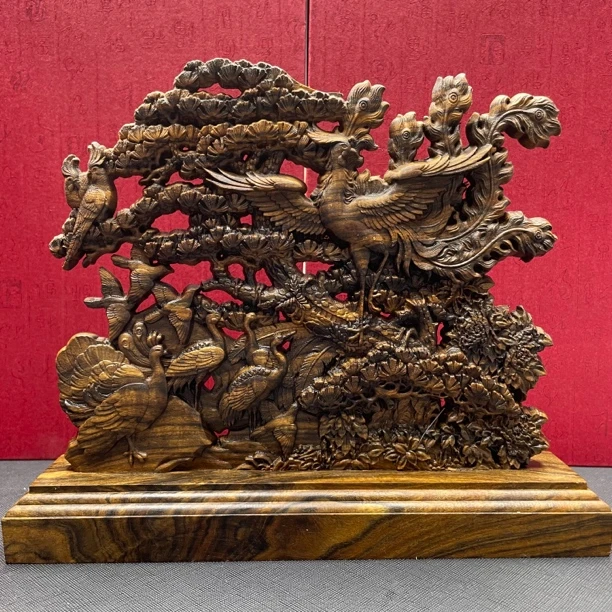 A0015沉木雕刻摆件