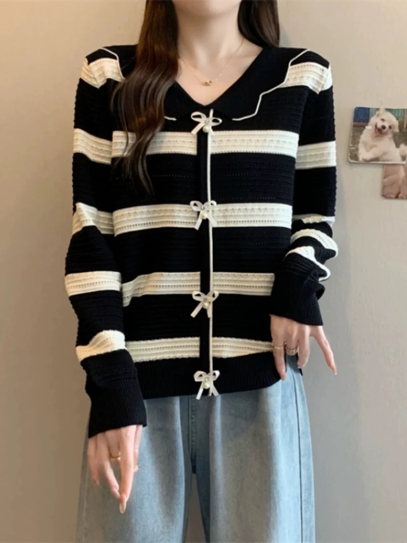 【N300-N399】春季新款时尚针织上衣百搭女装