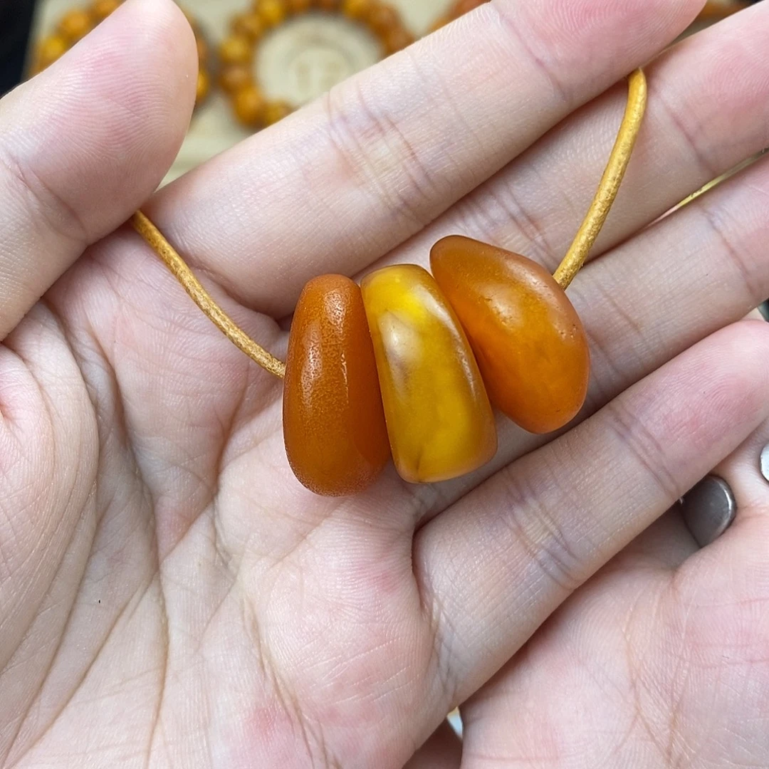 裸石琥珀未镶嵌蜜蜡