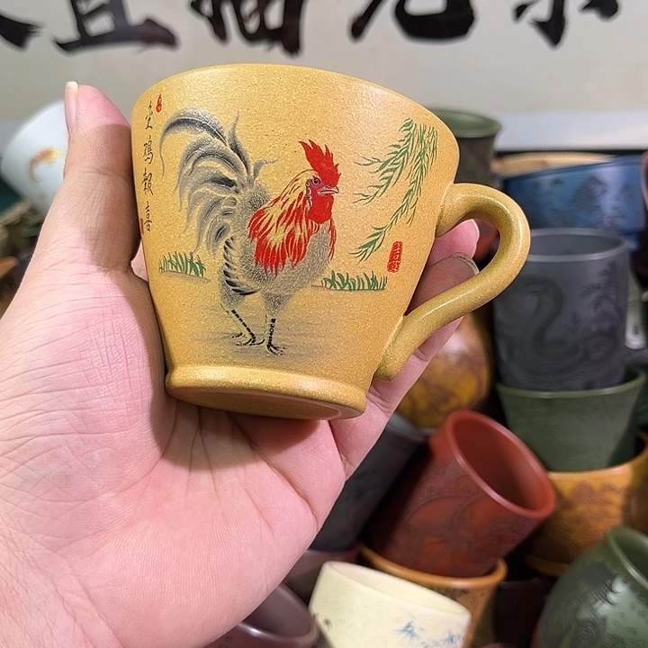 茶杯紫砂全手工紫砂主人杯