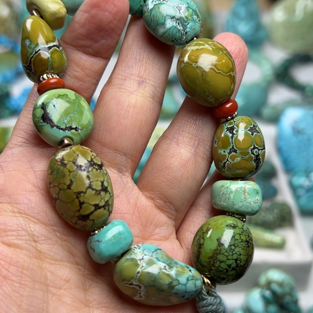 @***点绿松石未镶嵌珠宝奇石