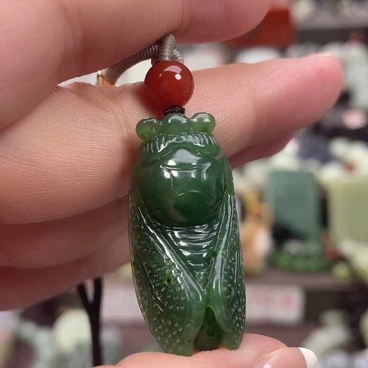 和田玉未镶嵌吊坠(不含链)