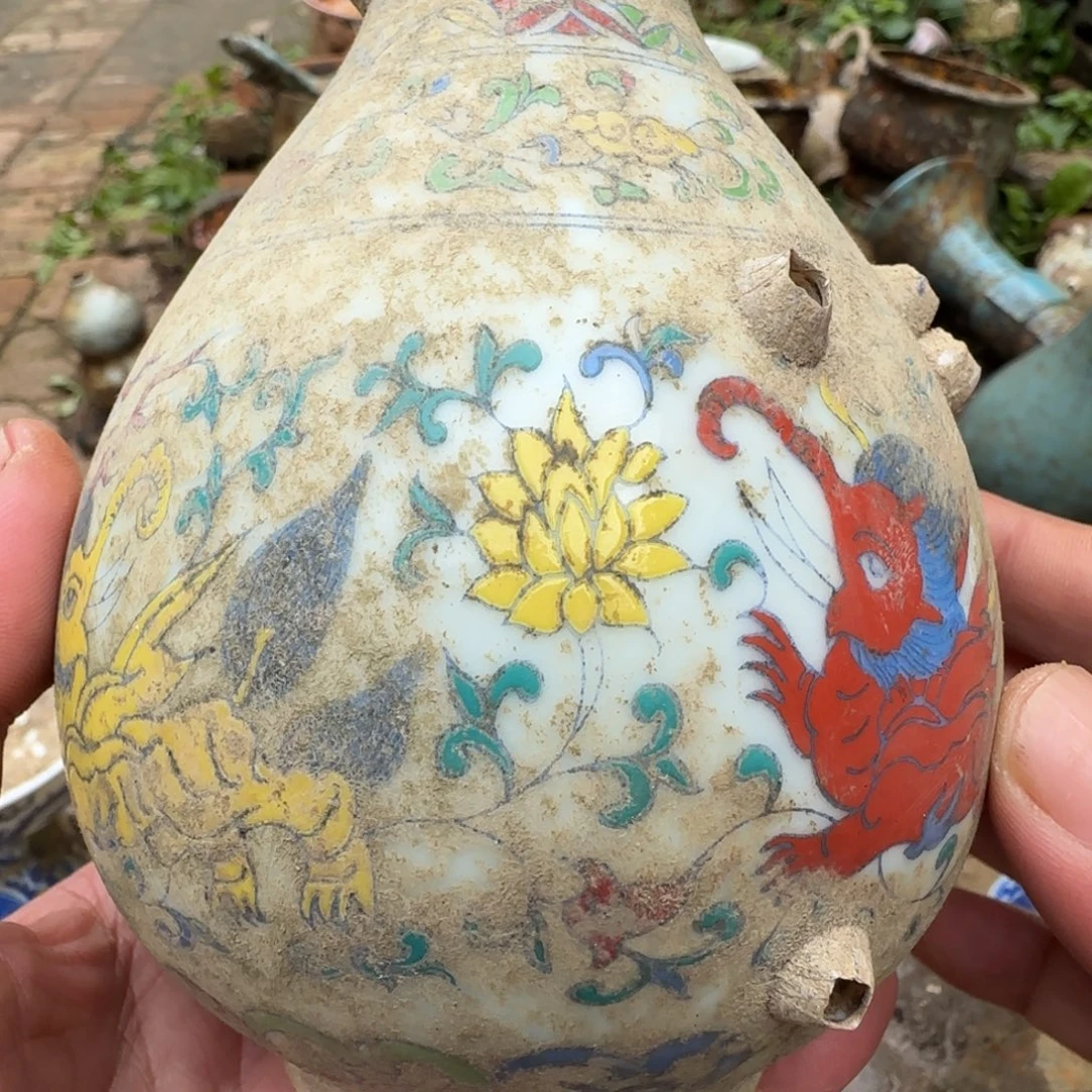 红***我摆件瓷器工艺美术作品